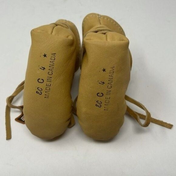Laurentian chief moccasins C4 baby leather booties BoxH - Picture 6 of 6